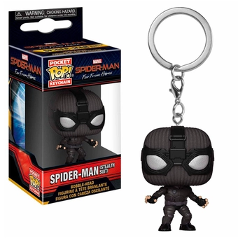 «Брелок Funko POP! Spider-Man Человек-Паук в стелс-костюме (FK39362)», бренда Funko Pop - фото №2 - миниатюра