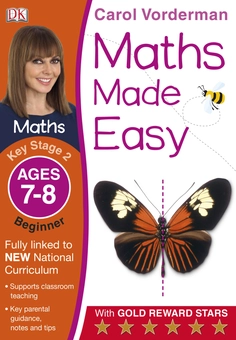 Бумажная книга «Maths Made Easy Ages 7-8 Key Stage 2 Beginner », автор Кэрол Вордерман - фото №1 - миниатюра