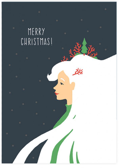 Паперова «Листівка кросворд-побажання Gifty Merry Christmas for Her (AA-0002765)», автора Без автора– фото №1