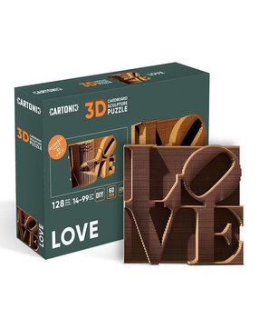  «Картонний конструктор Cartonic 3D Puzzle Love», бренда Cartonic - фото №1 - миниатюра
