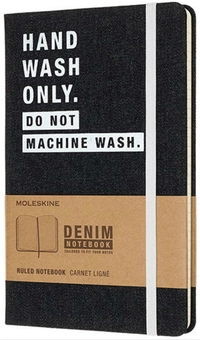  «Блокнот Moleskine Hand Wash средний черный (LCDNQP060H)», бренда Moleskine - фото №1 - миниатюра