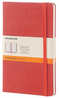  «Блокнот Moleskine Classic средний линия красный (QP060F2)», бренда Moleskine - фото №1 - миниатюра