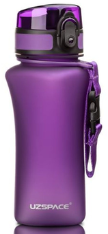  «Бутылка для воды Uzspace 350 мл фиолетовая (6007purple)», бренда Uzspace - фото №1 - миниатюра
