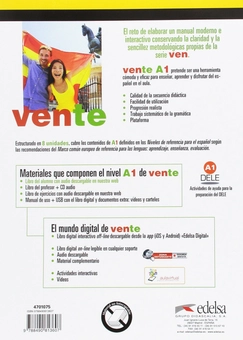 Бумажная книга «Vente A1 Libro Del Alumno + Audio Descargable», авторов Фернандо Марин Аррес, Рейес Моралес - фото №2 - миниатюра