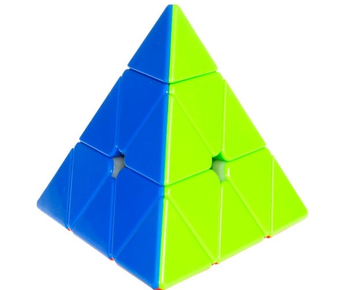  «Головоломка QiYi Magnetic Pyraminx Stickerless Пирамидка (0934C-6st)», бренда QiYi - фото №2 - миниатюра