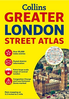Бумажная книга «Greater London Street Atlas» - фото №1 - миниатюра
