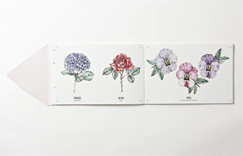 Бумажная книга «Tatouage. Blossom. 102 Temporary Tattoos of Flowers & Plants 21 Art-Print Keepsakes» - фото №3 - миниатюра