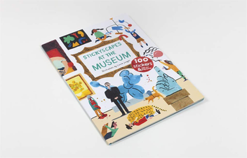 Бумажная книга «Stickyscapes at the Museum» - фото №3 - миниатюра