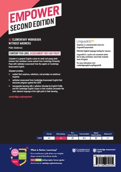 Бумажная книга «Cambridge English Empower. A2 Elementary. Workbook without Answers», автор Питер Андерсен - фото №2 - миниатюра