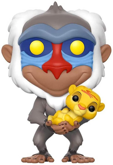  «Коллекционная фигурка Funko Pop! Disney The Lion King Rafiki with Baby Simba (20095)», бренда Funko Pop - фото №1 - миниатюра