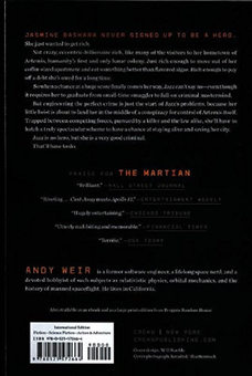 Бумажная книга «Artemis», автор Энди Вейр - фото №2 - миниатюра