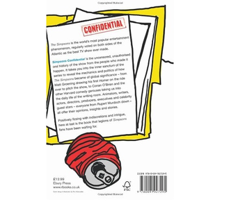 Бумажная книга «Simpsons Confidential: The uncensored, totally unauthorised history of the world's greatest TV show by the people that made it», автор Джон Ортвед - фото №3 - миниатюра