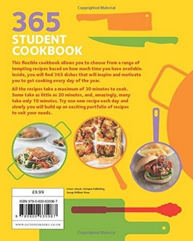 Паперова книга «365 Student Cookbook», автор Джо Маколі - фото №2 - мініатюра