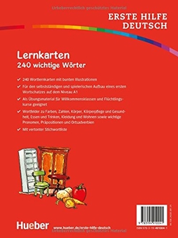 Паперова книга «Erste Hilfe Deutsch: Lernkarten», автор Джуліан Форсманн - фото №2 - мініатюра