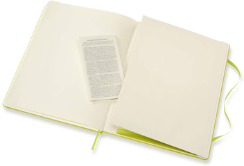  «Блокнот Moleskine Classic Большой Линейка Лимонный зеленый (QP090C2)», бренда Moleskine - фото №3 - миниатюра
