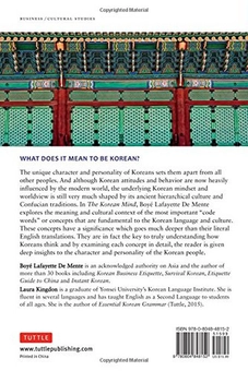 Паперова книга «The Korean Mind. Understanding Contemporary Korean Culture», автор Бойє Лафайет де Менте - фото №2 - мініатюра