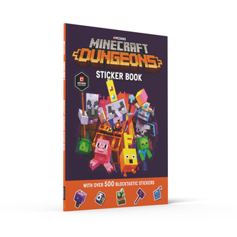 Бумажная книга «Minecraft Dungeons Sticker Book» - фото №3 - миниатюра