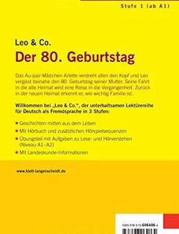 Паперова книга «Der 80. Geburtstag Leichte Lektüren für Deutsch als Fremdsprache Buch mit Audio-CD», авторів Ельке Бургер, Тео Шерлінг - фото №2 - мініатюра