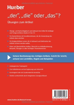 Бумажная книга «'der', 'die' oder 'das'?, neue Rechtschreibung Übungen zum Artikel. Niveau A1 bis C2», автор Йоахим Буссе - фото №2 - миниатюра