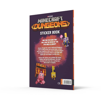 Бумажная книга «Minecraft Dungeons Sticker Book» - фото №4 - миниатюра