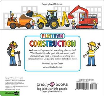 Бумажная книга «Lift-the-Flap Book. Playtown. Construction», автор Роджер Придди - фото №2 - миниатюра