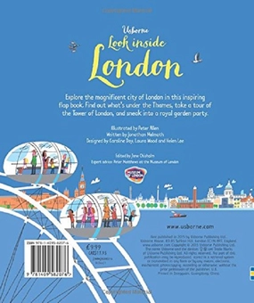 Паперова книга «Look inside London», автор Джонатан Мелмот - фото №2 - мініатюра