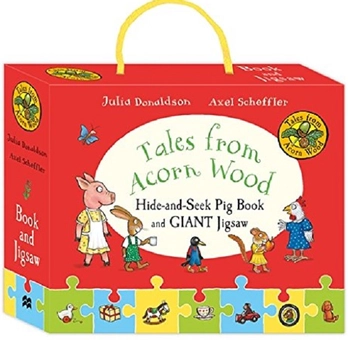 Бумажная книга «Tales from Acorn Wood. Hide-and-Seek Pig Book and Jigsaw Set» - фото №1 - миниатюра