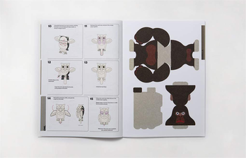 Бумажная книга «Make and Move: Animals. 12 Paper Puppets to Press Out and Play», автор Сато Хисао - фото №4 - миниатюра