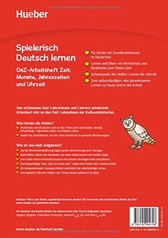 Паперова книга «Spielerisch Deutsch lernen - DaZ Arbeitsheft Zeit», авторів Маріон Техмер, Юлія Міхаеліса - фото №2 - мініатюра