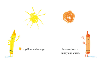 Паперова книга «Love from the Crayons», автор Дрю Дейволт - фото №2 - мініатюра