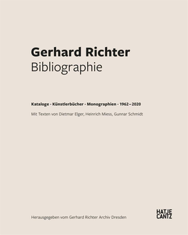 Бумажная книга «Gerhard Richter. Bibliographie» - фото №1 - миниатюра
