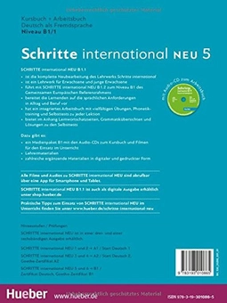 Паперова книга «Schritte international Neu 5 B1.1 Deutsch als Fremdsprache. Kurs und Arbeitsbuch (+ CD-ROM)», авторів Аня Шуманн, Даніела Нібіш, Франц Шпехт - фото №2 - мініатюра