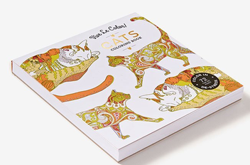 Бумажная книга «Vive Le Color! Cats (Adult Coloring Book)» - фото №2 - миниатюра
