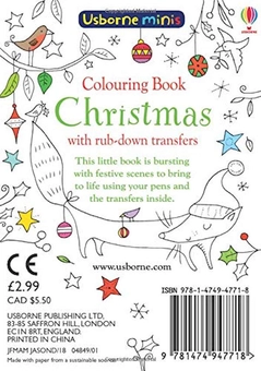 Паперова книга «Colouring Book Christmas with Rub-Down Transfers», автор Сем Сміт - фото №2 - мініатюра