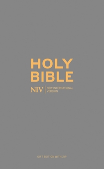 Паперова книга «NIV Pocket Charcoal Soft-tone Bible with Zip», автор New International Version - фото №1 - мініатюра