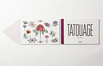 Бумажная книга «Tatouage. Blossom. 102 Temporary Tattoos of Flowers & Plants 21 Art-Print Keepsakes» - фото №5 - миниатюра