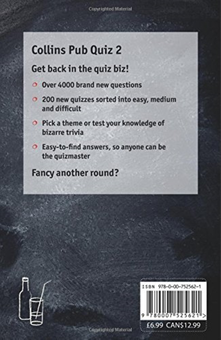 Паперова книга «Collins Pub Quiz 2» - фото №2 - мініатюра