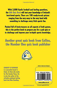 Бумажная книга «GAA Quiz Book : Over 2,000 Gaelic Football and Hurling Questions», автор Кристи О'Коннор - фото №2 - миниатюра