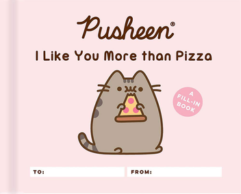 Паперова книга «Pusheen: I Like You More than Pizza», автор Клер Белтон - фото №1 - мініатюра