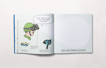 Бумажная книга «My Crazy Inventions Sketchbook. 50 Awesome Drawing Activities for Youn», авторов Лайза Риган, Эндрю Рэй - фото №4 - миниатюра