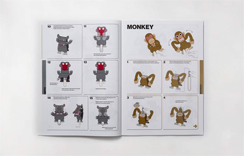 Бумажная книга «Make and Move: Animals. 12 Paper Puppets to Press Out and Play», автор Сато Хисао - фото №5 - миниатюра