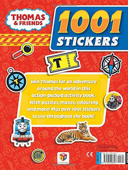 Бумажная книга «Thomas and Friends. 1001 Stickers» - фото №2 - миниатюра