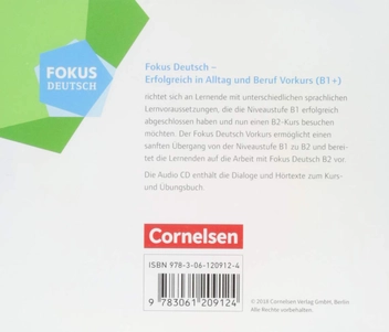 Бумажная книга «Fokus Deutsch. Allgemeine Ausgabe B1+. Erfolgreich in Alltag und Beruf (Audio-CD zum Vorkurs)» - фото №2 - миниатюра