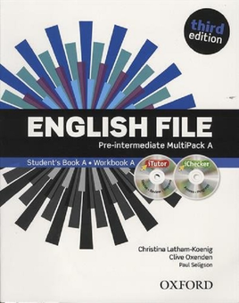 Паперова книга «English File Pre-Intermediate: Multipack A », автор Клайв Оксенден - фото №1 - мініатюра