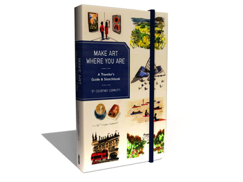 Паперова книга «Make Art Where You Are », автор Кортні Черруті - фото №4 - мініатюра