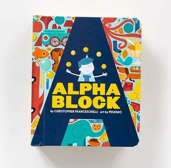 Бумажная книга «Alphablock (An Abrams Block Book)», автор Кристофер Франчесчелли - фото №6 - миниатюра
