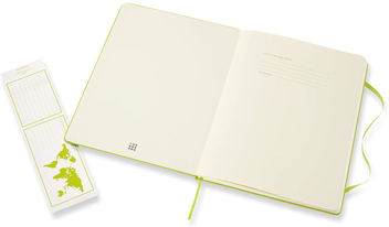 «Блокнот Moleskine Classic Большой Линейка Лимонный зеленый (QP090C2)», бренда Moleskine - фото №4 - миниатюра