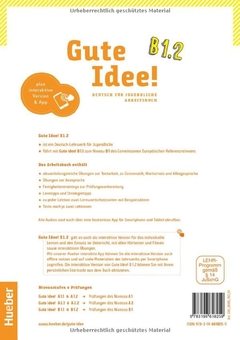 Паперова книга «Gute Idee! B1.2. Arbeitsbuch plus interaktive Version», авторів Герберт Пухта, Вілфрід Кренн - фото №2 - мініатюра