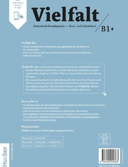 Бумажная книга «Підручник Vielfalt B1+, KB + AB + Code (шт)», авторов Дагмар Гирсберг, Даниэла Нибиш, Изабель Бухвальд-Варгенау - фото №2 - миниатюра