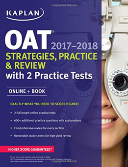 Бумажная книга « OAT 2017-2018 Strategies, Practice & Review with 2 Practice Tests : Online + Book» - фото №1 - миниатюра